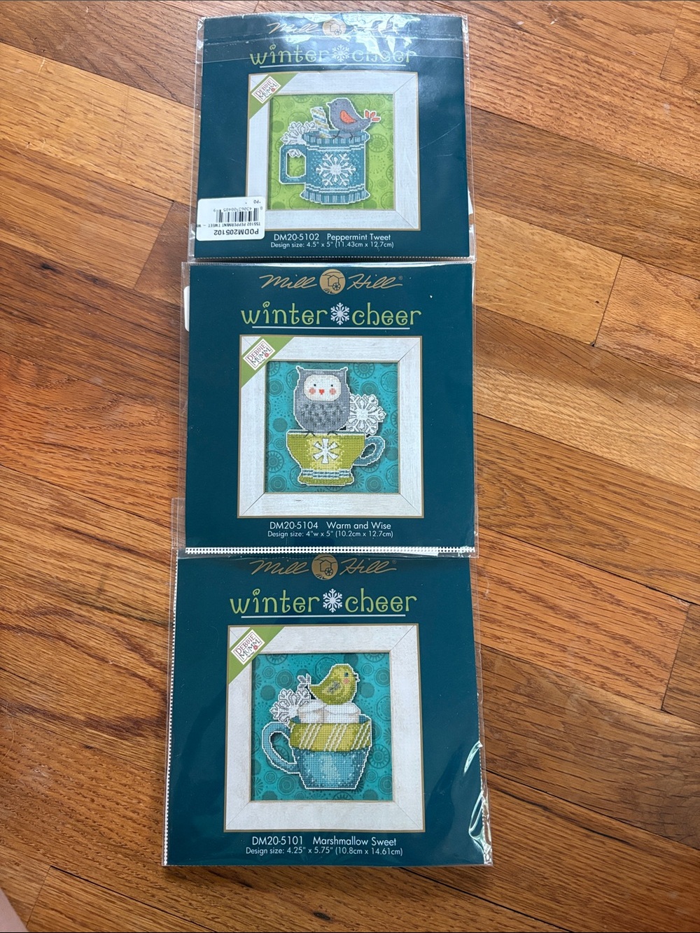 Three Mill Hill “Winter Cheer” Needlecraft Kits